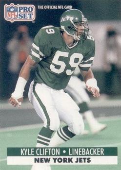 Kyle Clifton New York Jets 1991 Pro set NFL #244